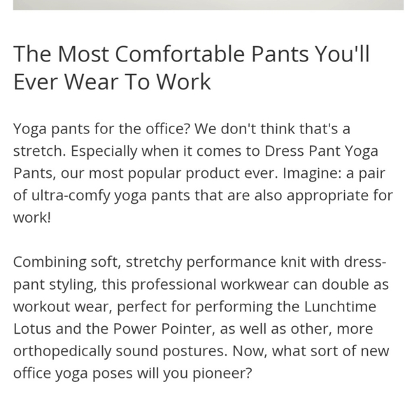 BetaBrand Bootcut Dress Yoga Pants Navy - Medium Long - Picture 8 of 14